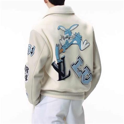 louis vuitton forever varsity jacket|Louis Vuitton bunny jacket.